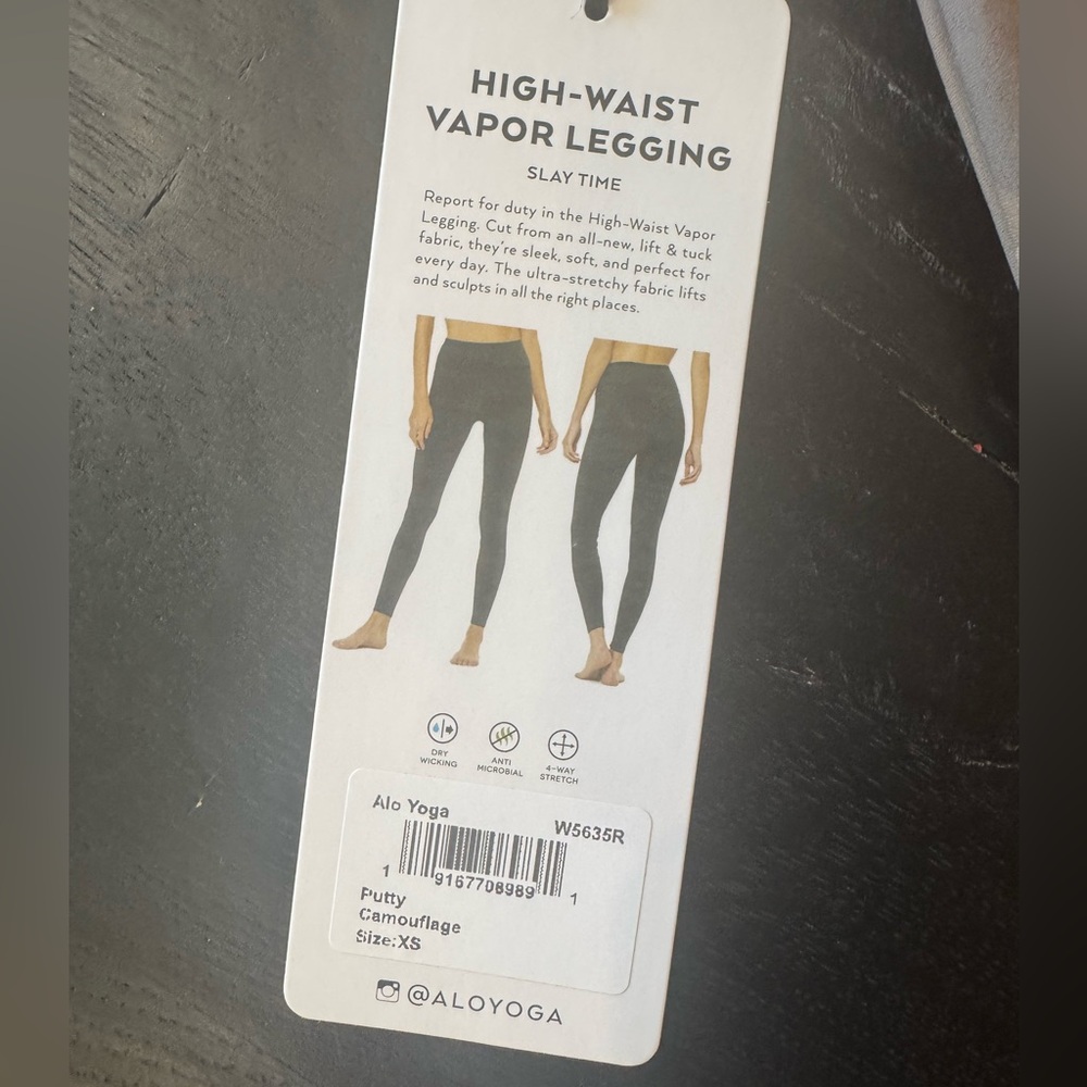 Ali High Waisted Vapor Legging in Putty Camo - Picture 9 of 9